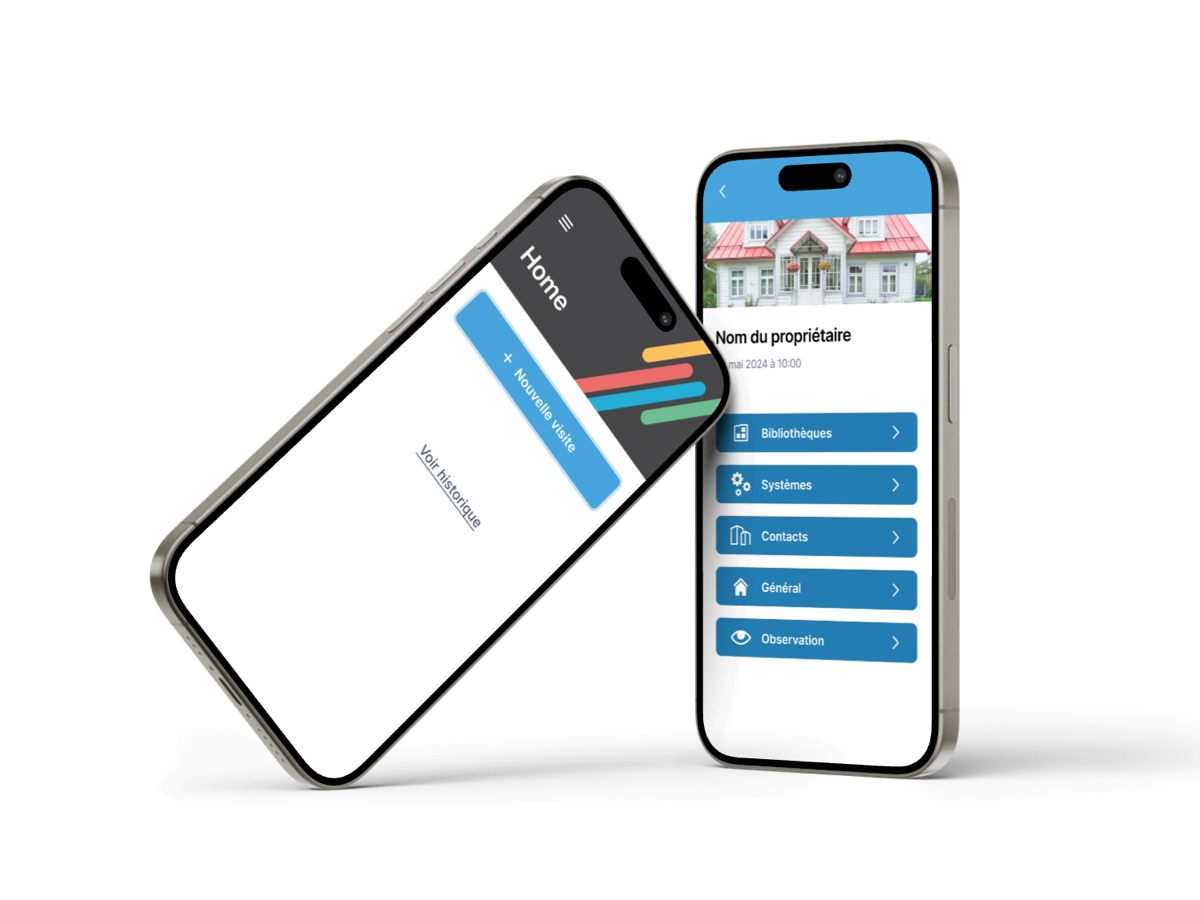 Interface Pleiades Mobile — app terrain de diagnostic énergétique